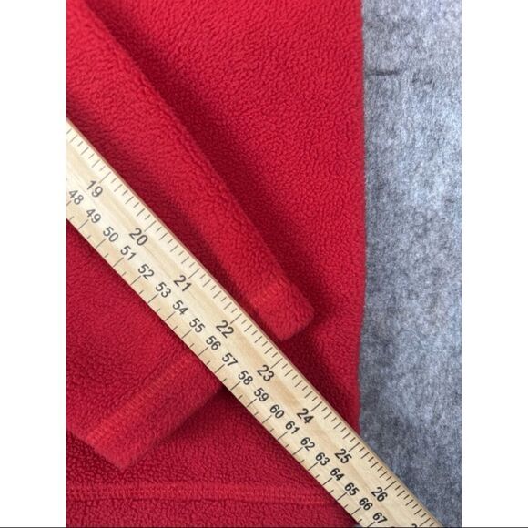 Disney Sweater Women's Medium Red Mickey Mouse Print Polyester Fleece Pullover - Picture 5 of 7